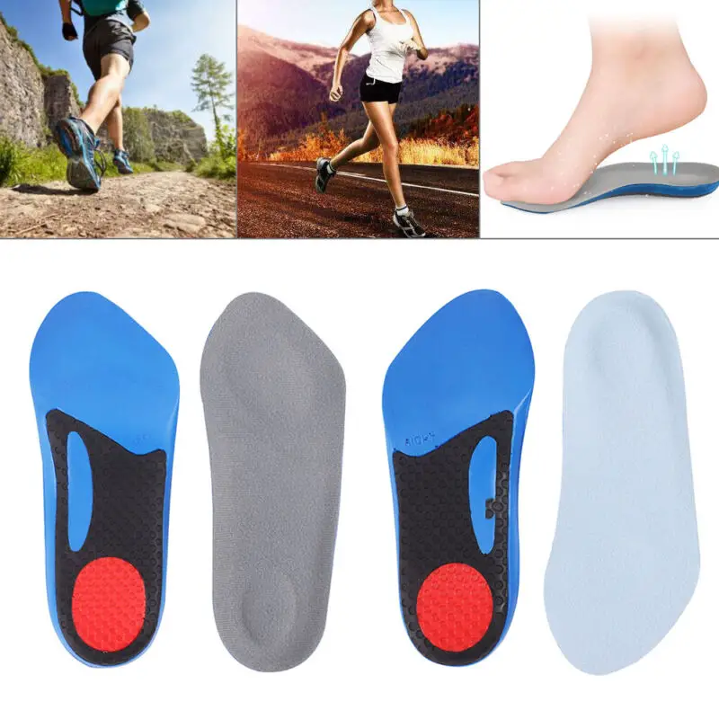 1 Pairs Orthotic shoe Insoles Arch Support Plantar Fasciitis Feet Back ...