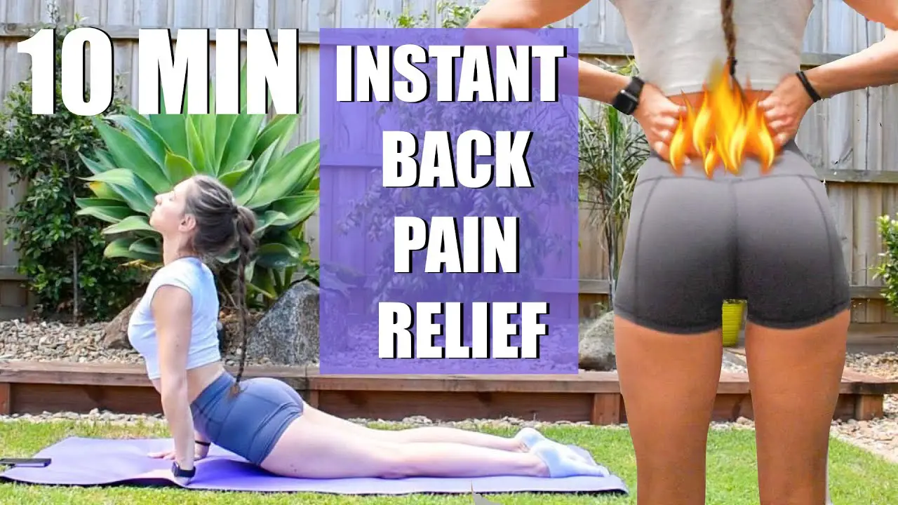 10 MIN INSTANT BACK PAIN RELIEF EXERCISES