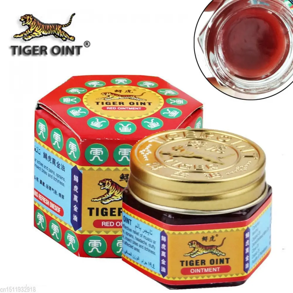 100% Original Red Tiger Balm Ointment Painkiller