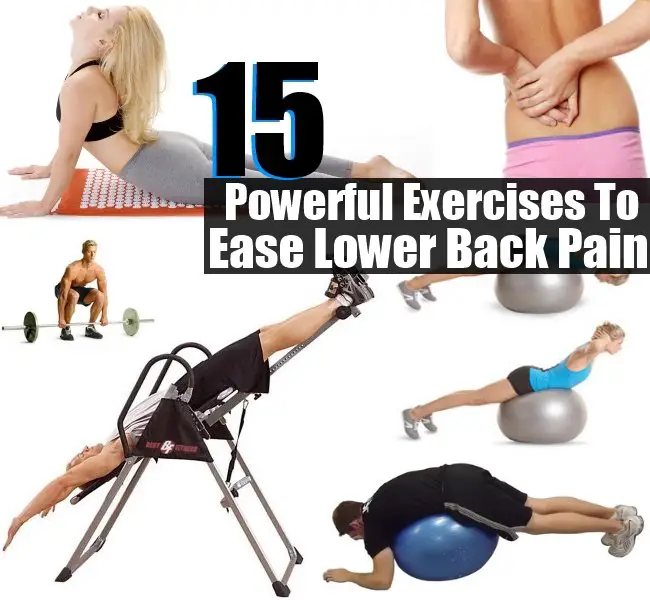 15 Powerful Exercises To Ease Lower Back Pain And ...