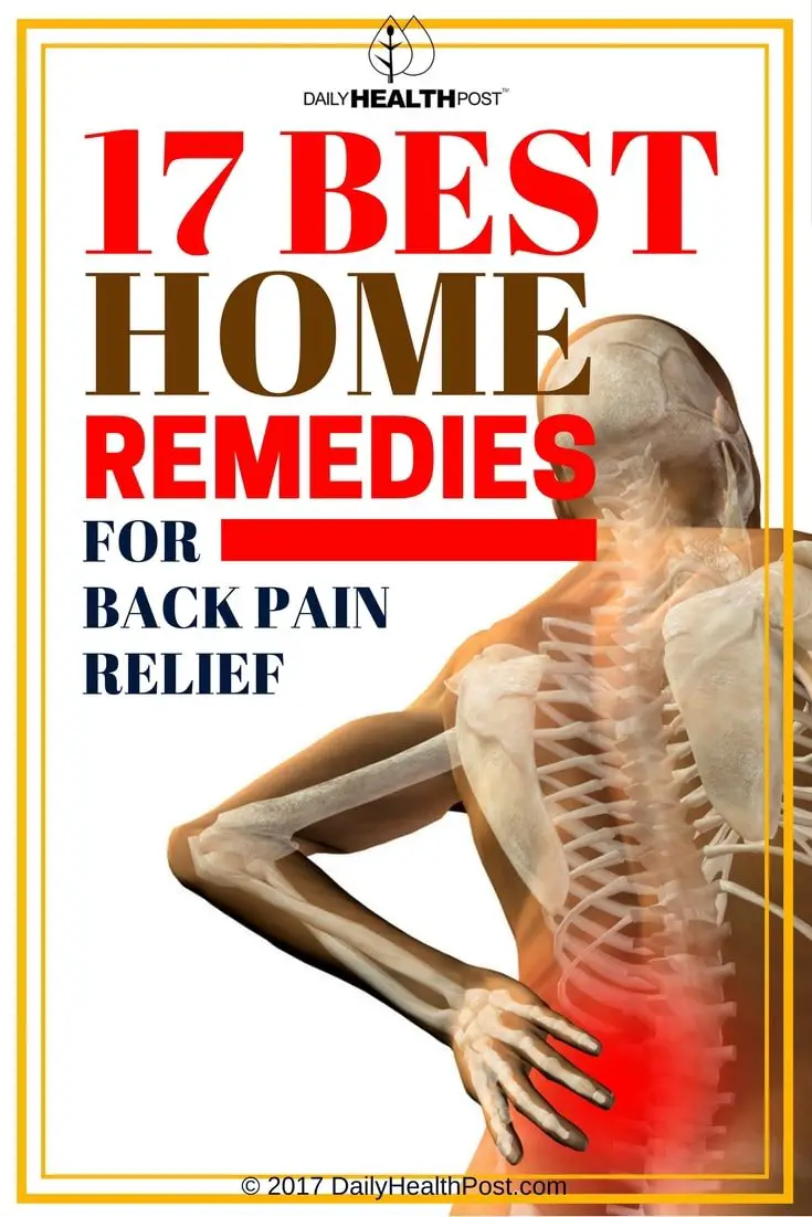17 Best Home Remedies for Back Pain Relief