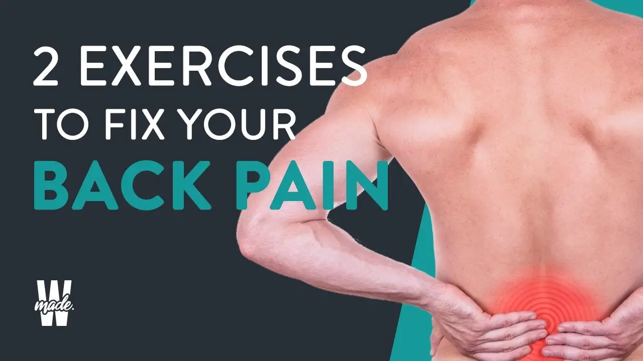 2 Exercises to fix back pain
