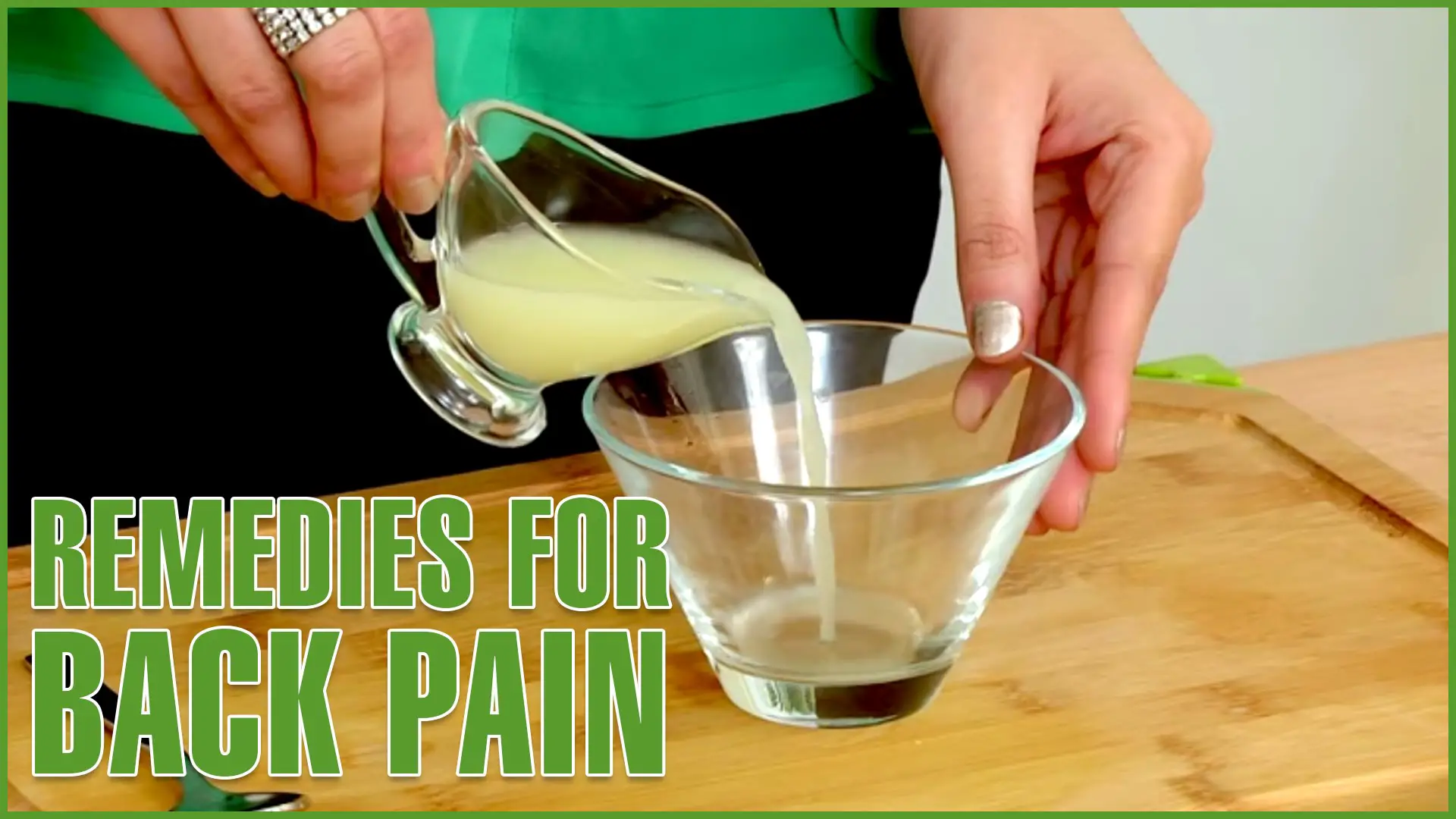 2 Natural Home Remedies For BACK PAIN RELIEF Quickly ...