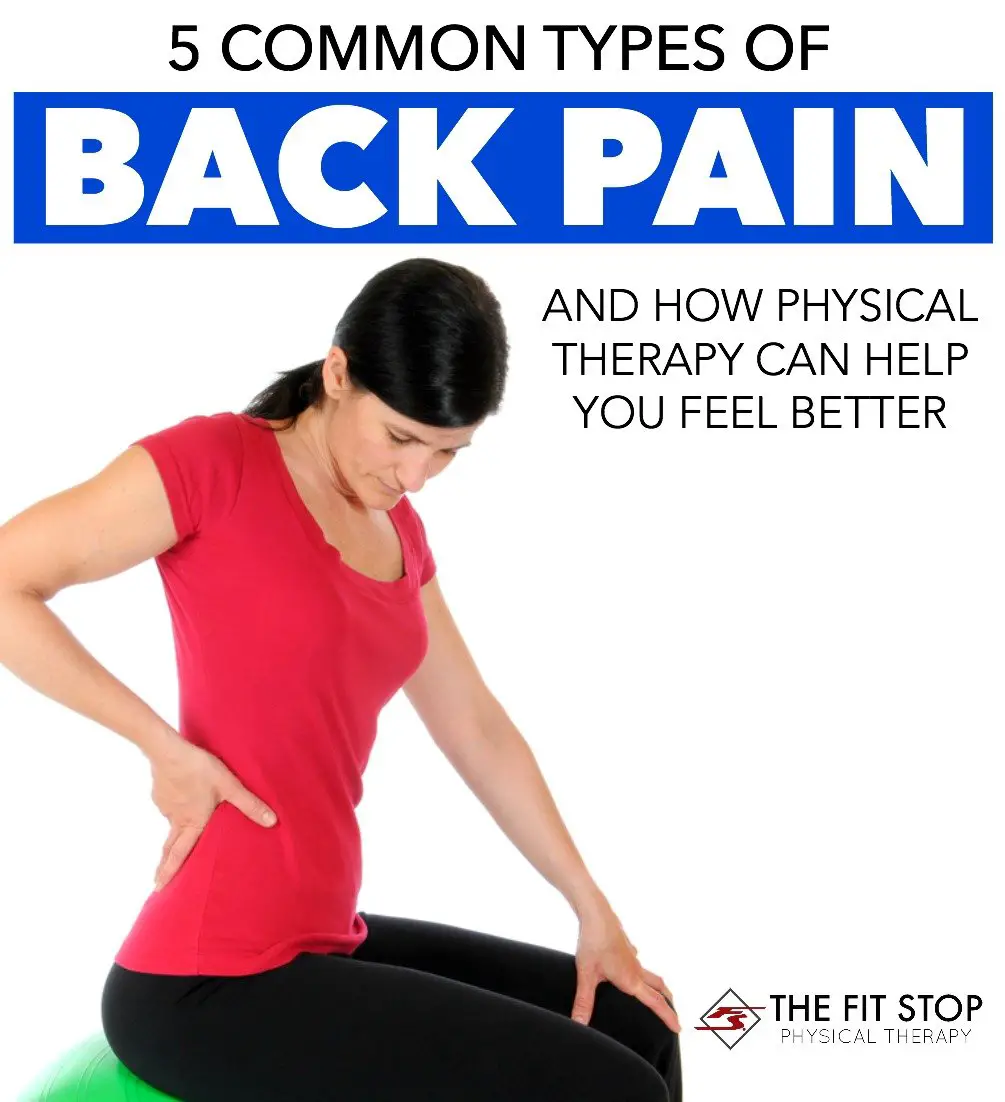 5 Common Types Of Back Pain