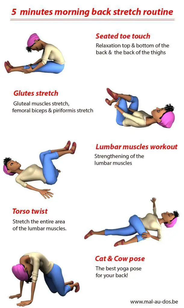5 morning back stretches, good work out for deep muscles ...