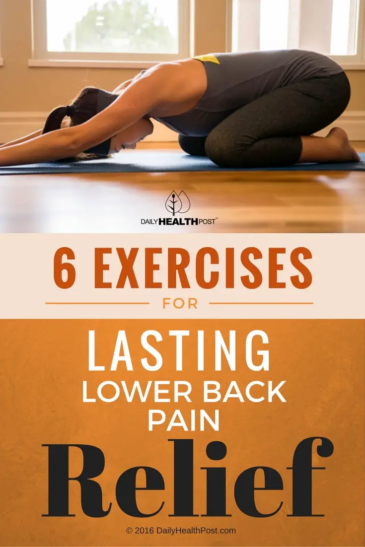 6 Lower Back Pain Exercises For Lasting Relief