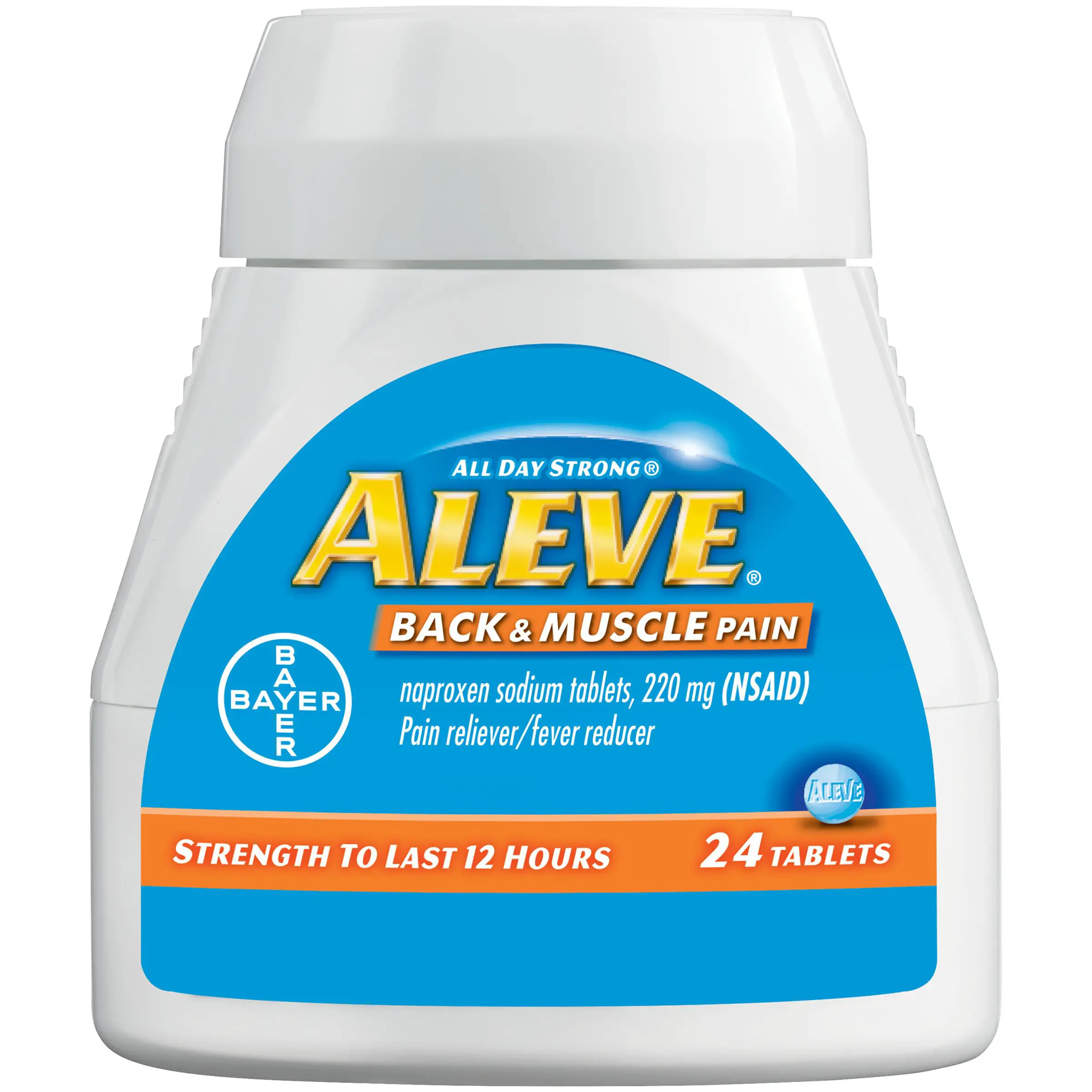 6 Pack Aleve Back &  Muscle Pain 12 Hour Tablets 24 Ct Each 85783622014 ...