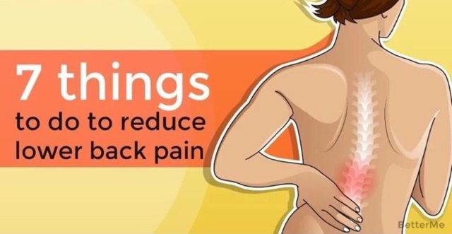 7 Things You Can do to Get Rid of Lower Back Pain