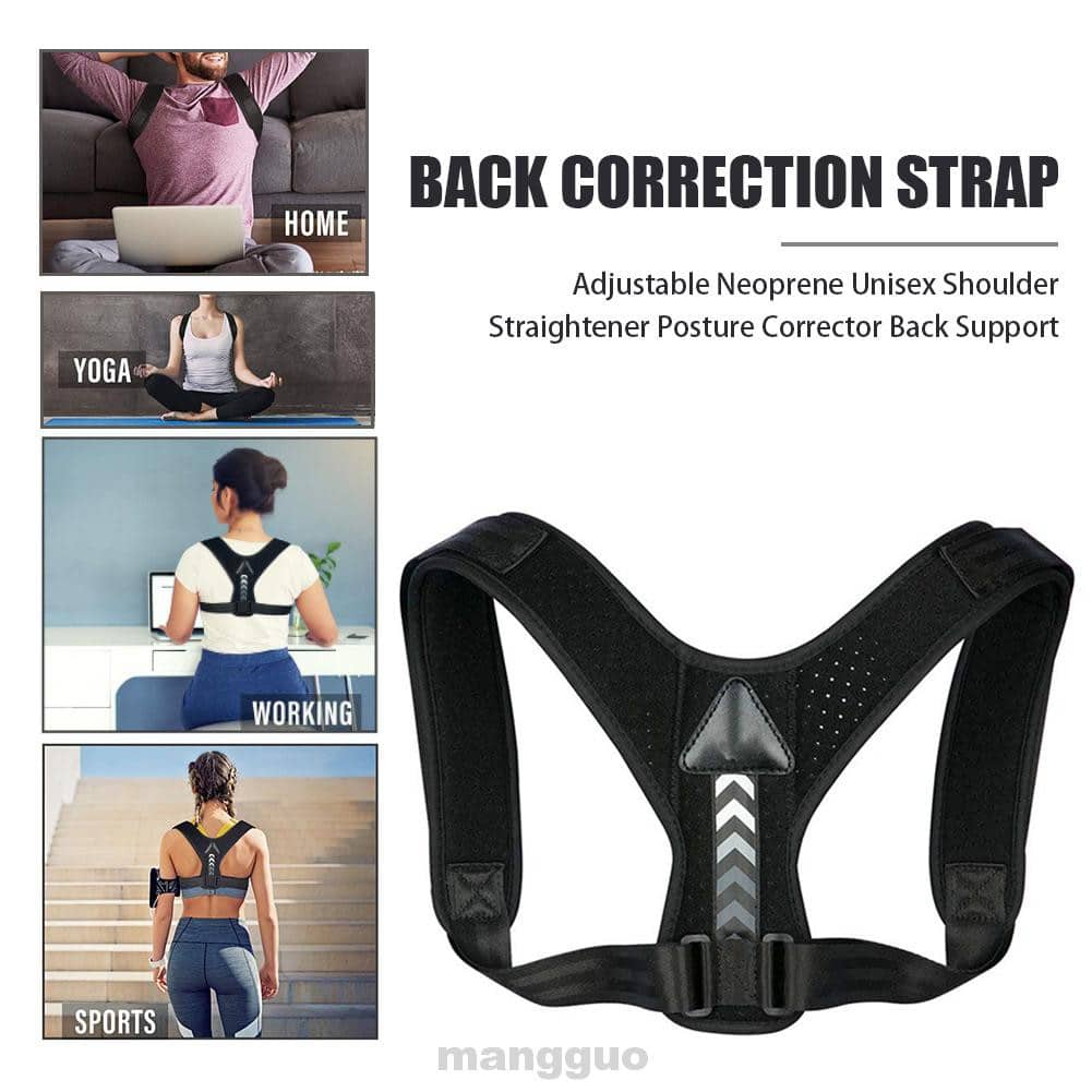 Adjustable Breathable Personal Care Posture Corrector Back Support ...