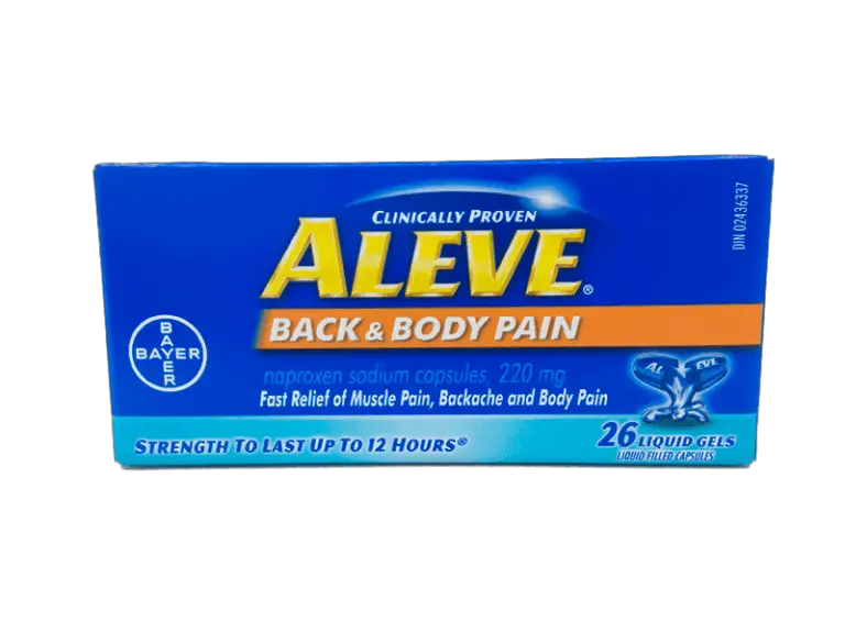 Aleve Back And Body Pain Liquid Filled 220 mg (26 Capsules ...