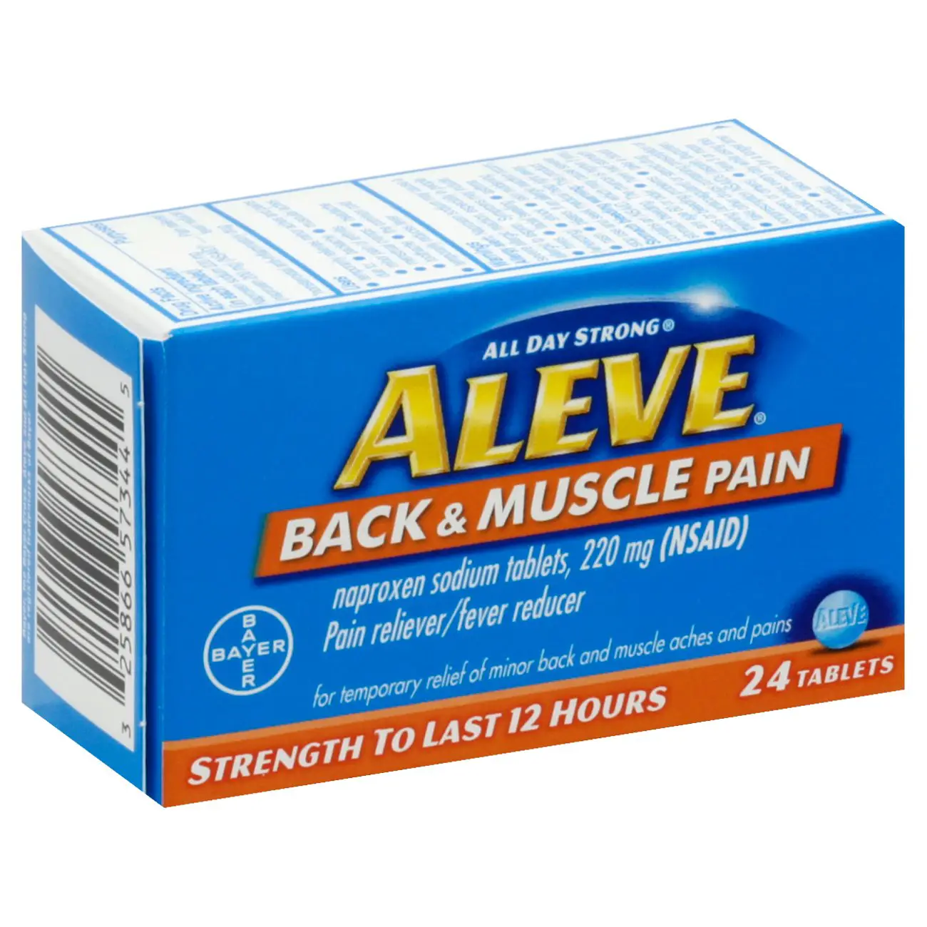 Aleve Back And Muscle Pain Tablets