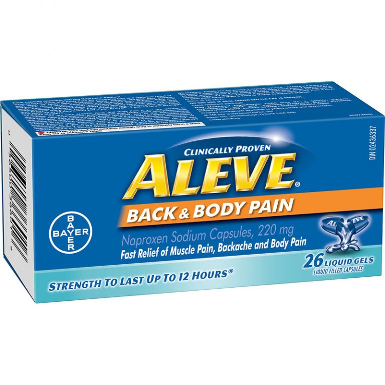 How To Aleve Back Pain