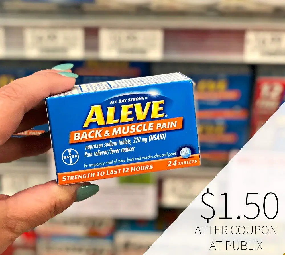 Aleve Back &  Muscle Pain Only $1.50 At Publix (Regular ...