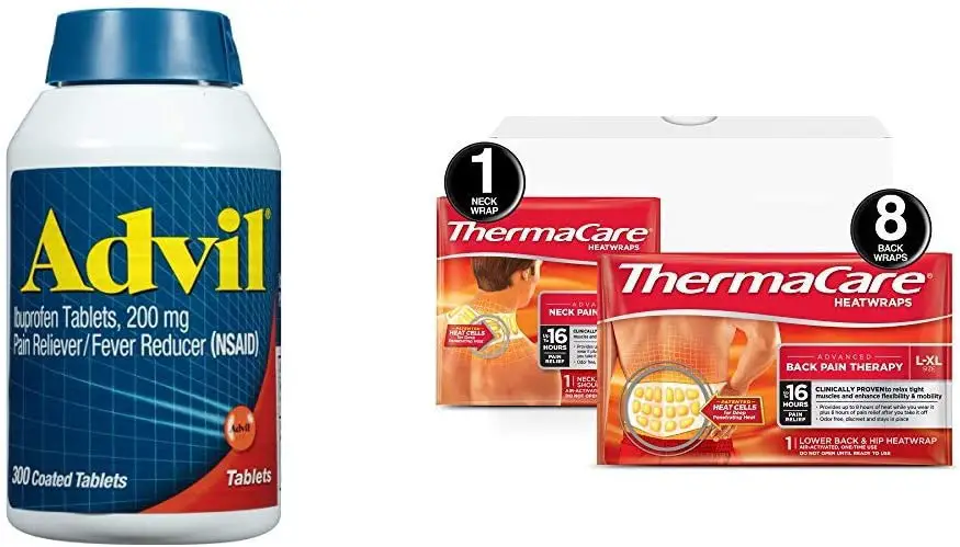 Amazon.com: Advil (300 Count), 200mg Ibuprofen and ThermaCare Advanced ...