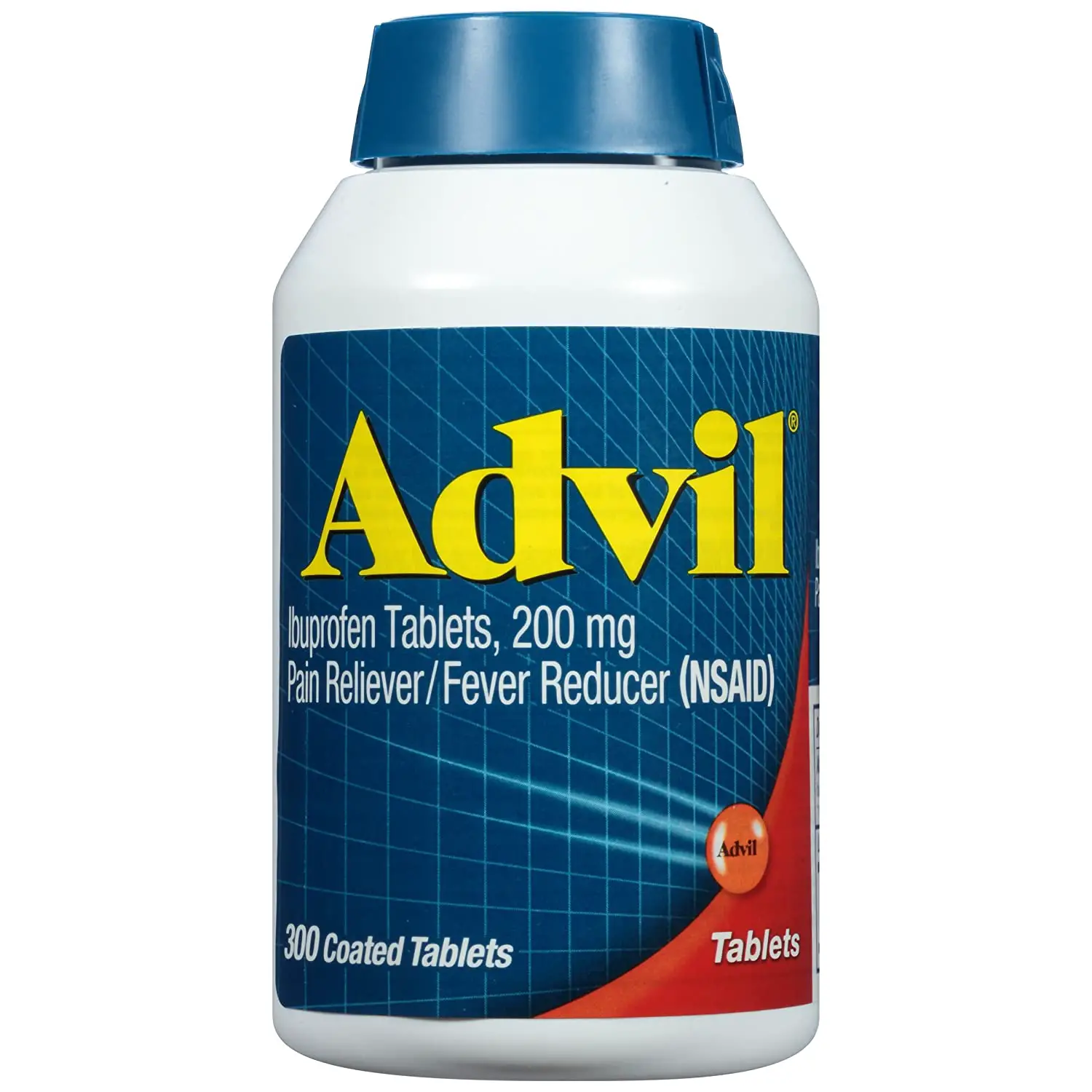 Amazon.com: Advil Pain Reliever / Fever Reducer Coated Tablet, 300 ...