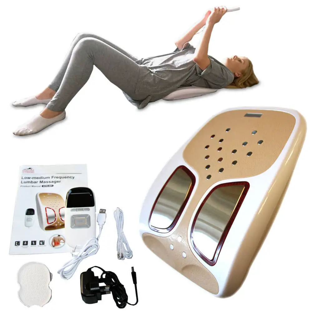 Back Massager Pain Relief with HEAT Ache Lumbar Lower Acupuncture ...