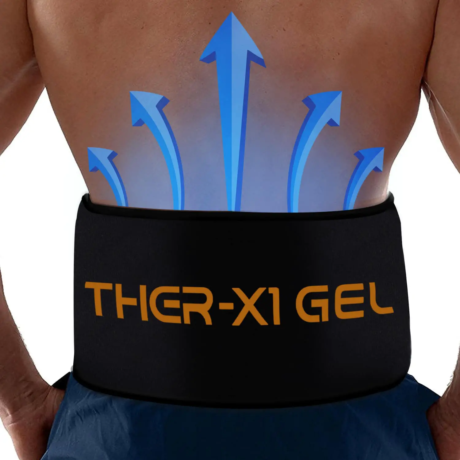 Back Pain Cold Reusable Ice Pack Belt Therapy For Lower Lumbar ...