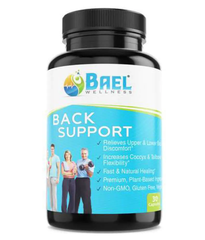 BAEL WELLNESS With Natural Back Pain Relief supplement Sciatica, Hernia ...