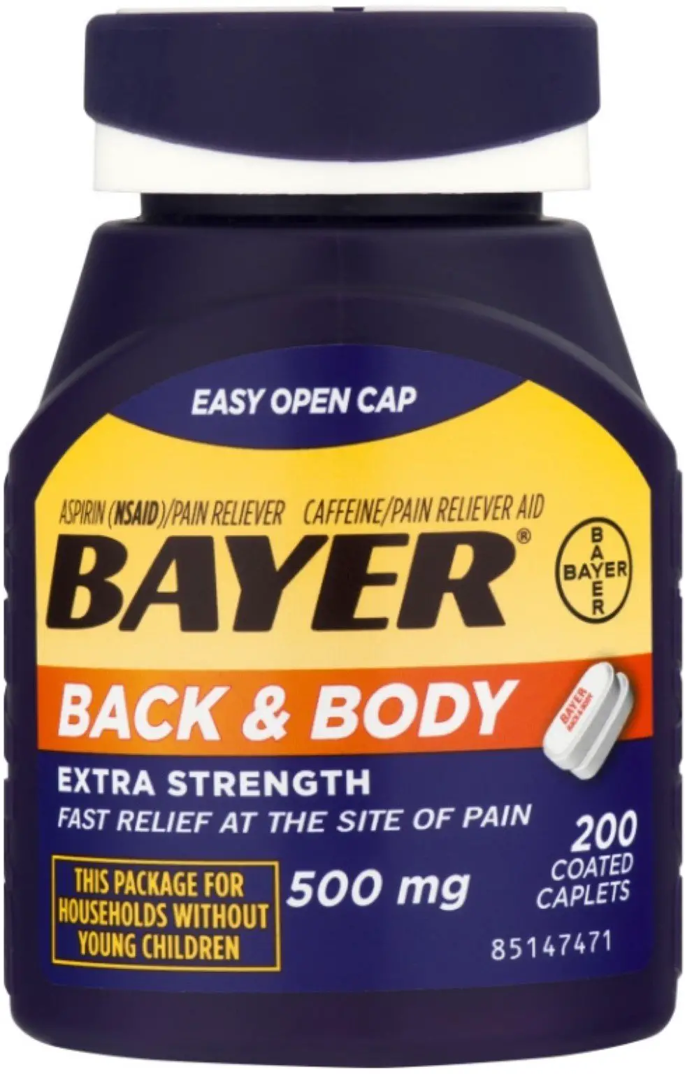 Bayer Back &  Body Extra Strength Aspirin/Pain Reliever ...