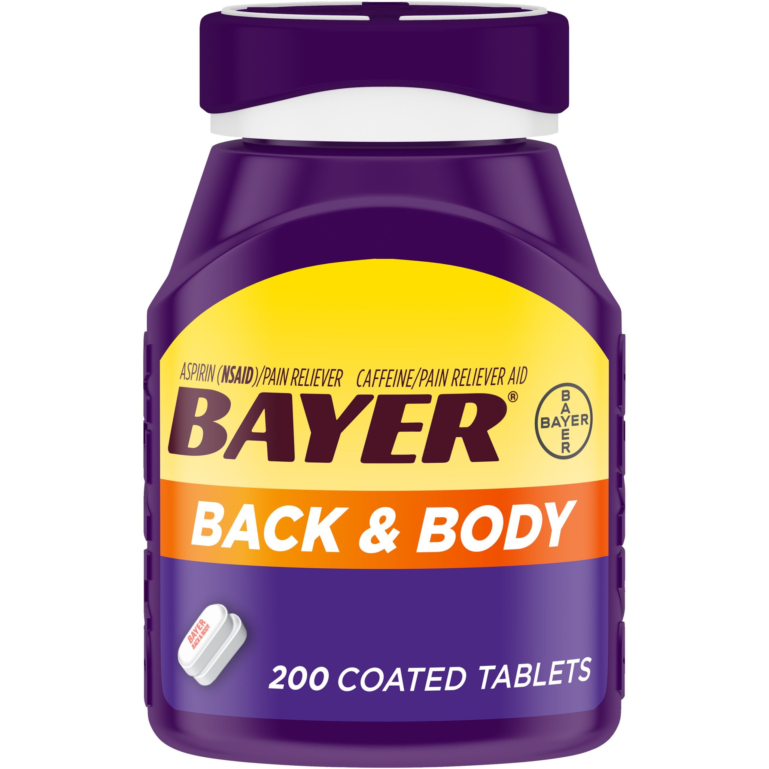 Bayer Back &  Body Extra Strength Pain Reliever Aspirin w ...