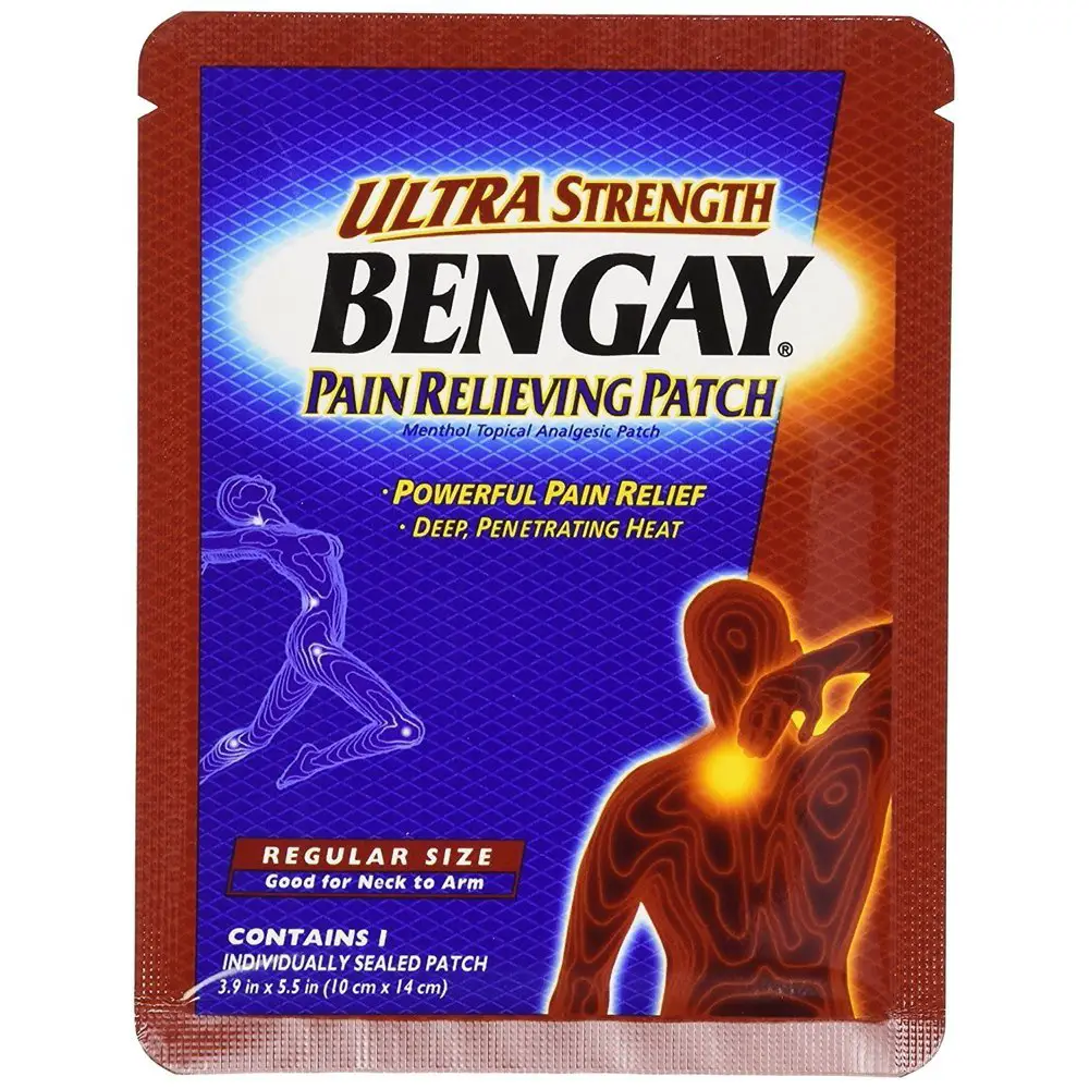 Bengay Pain Relieving Patch, Ultra Strength, Regular Size ...