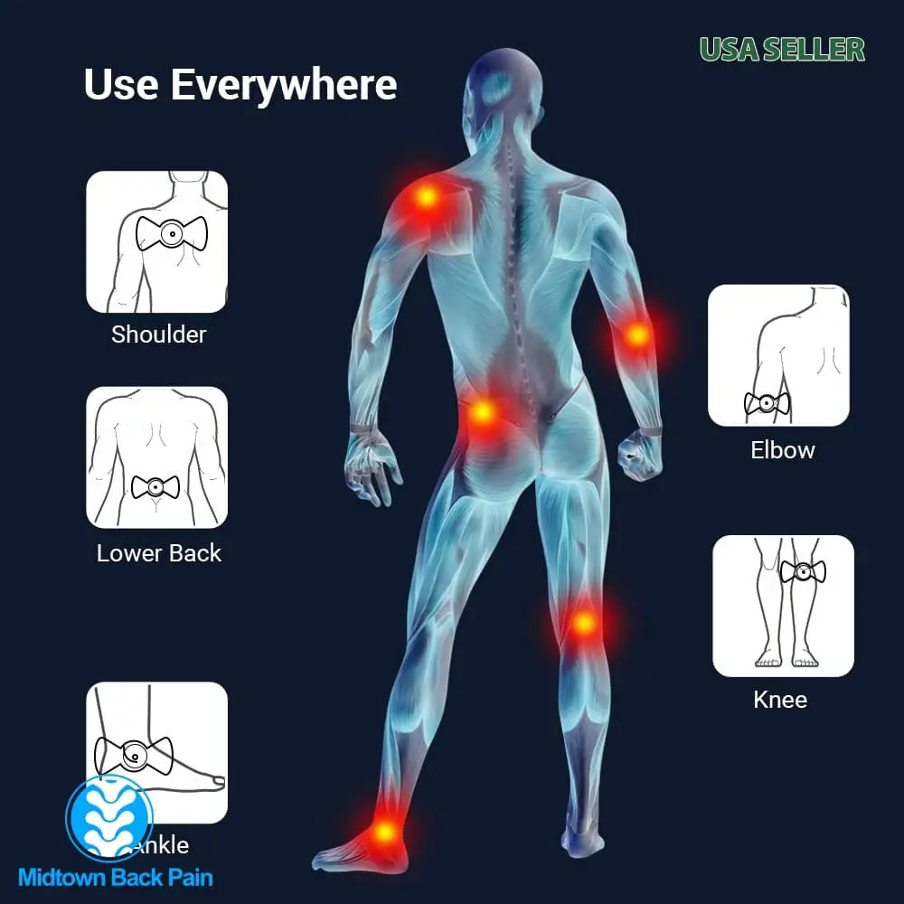 Best Wireless TENS Unit for Pain Relief, Lower Back, Neck, Shoulder ...