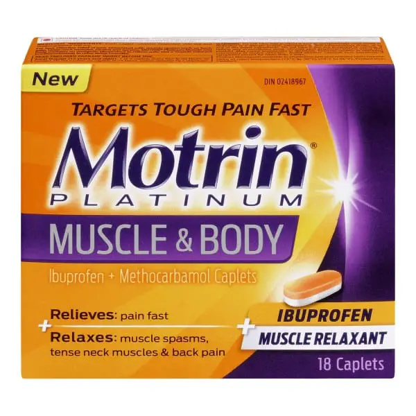 Buy Motrin Platinum Ibuprofen Muscle and Body Caplets in Canada