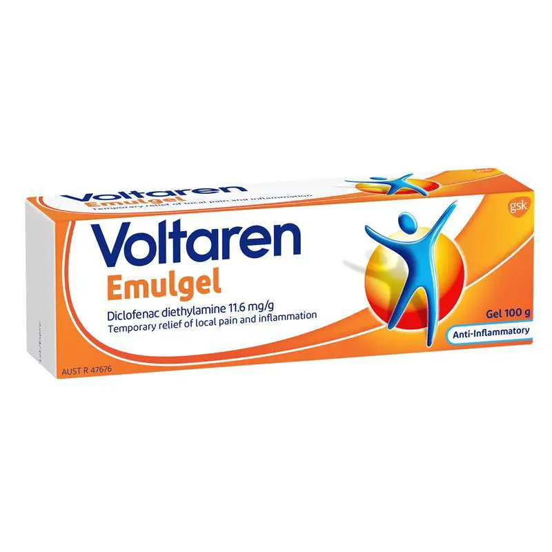 Buy Voltaren Emulgel Muscle and Back Pain Relief 100g Online at Chemist ...