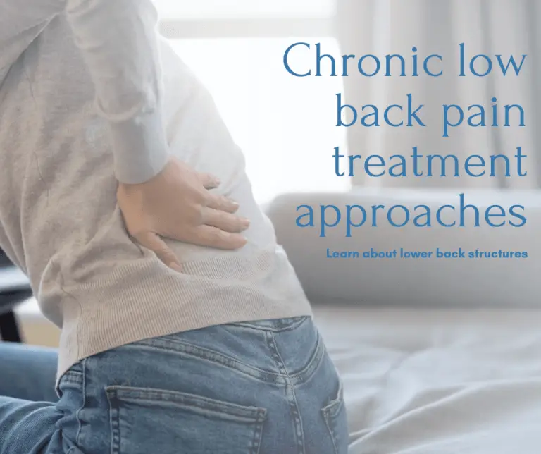 Chronic low back pain treatment approaches