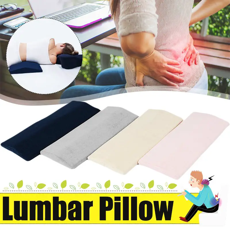 Cooling Lumbar Support Wedge Memory Pillow Bed Cushion for ...