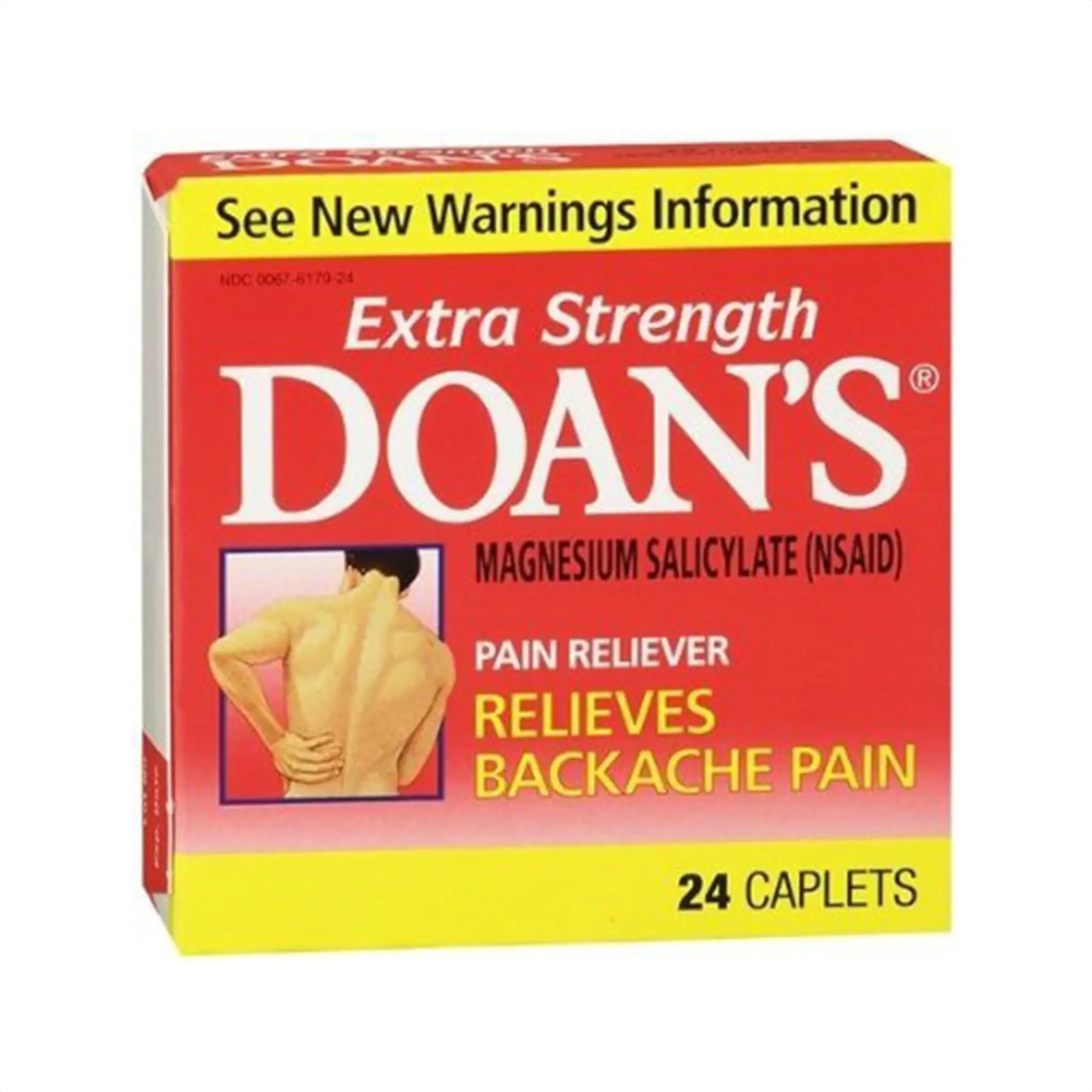 Doans Extra Strength Pain Reliever Caplets