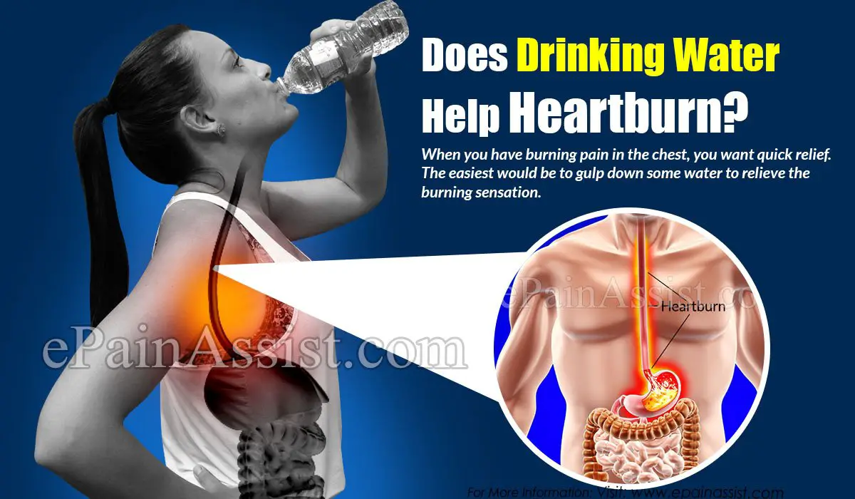 Does Drinking Water Help Heartburn?