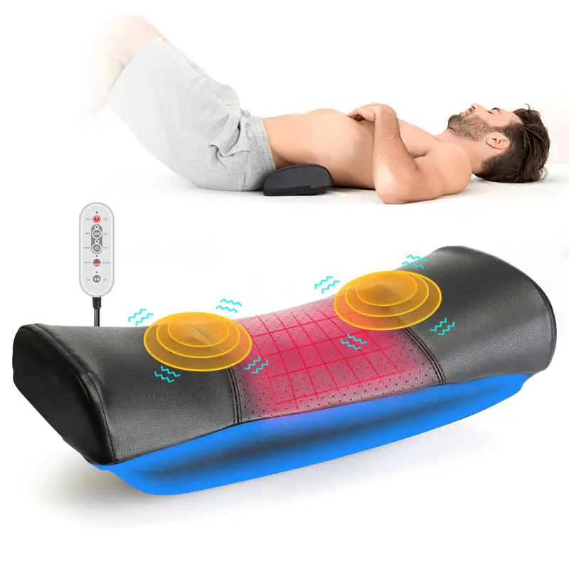 Electric Lumbar Massager Waist Back Pain Support Stretcher Traction ...