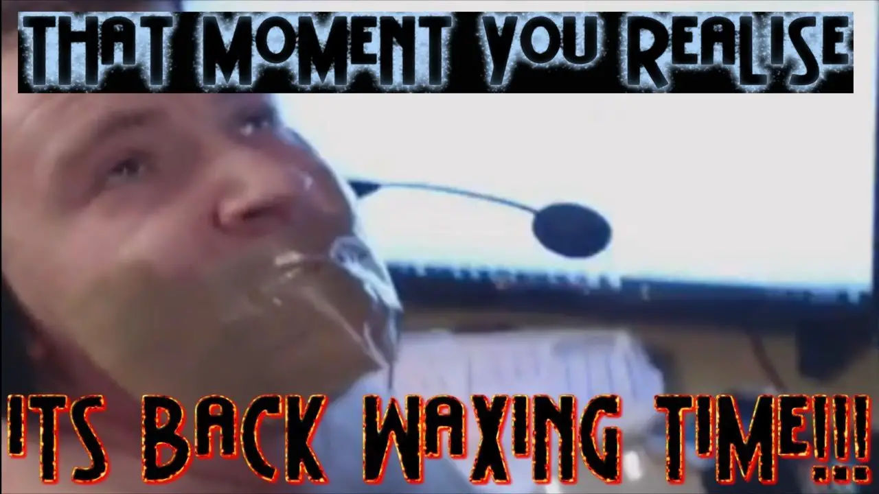 Epic Back Wax for Charity.... The Pain in Slow Mo!!!