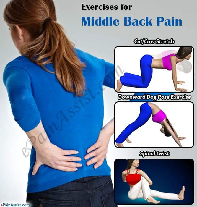 Exercises for Middle Back Pain: 5 Stretches to Relieve Mid Back Pain