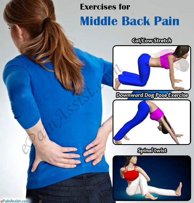 Exercises for Middle Back Pain: 5 Stretches to Relieve Mid ...