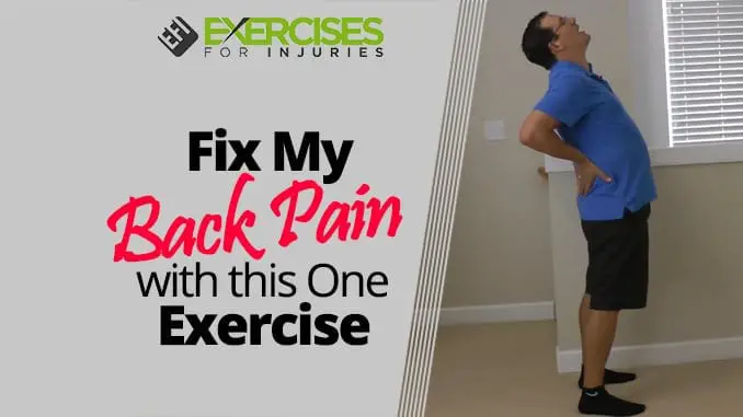 Fix My Back Pain with this One Exercise