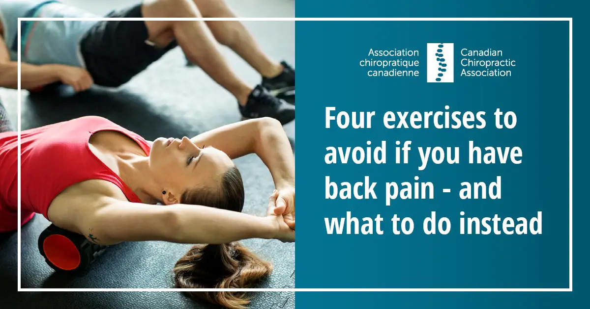 Four exercises to avoid if you have back pain  and what to do instead ...