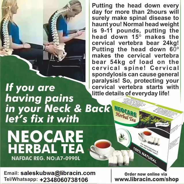 Get Relief From Back Or Joint Pain With NEOCARE Herbal Tea.