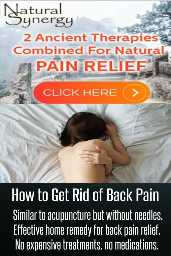Get Rid of Back Pain â Natural Back Pain Remedy â Self ...
