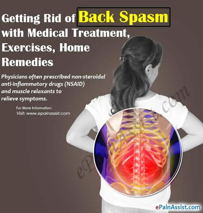 Getting Rid of Back Spasm with Medical Treatment, Exercises, Home Remedies