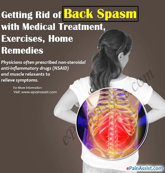 Getting Rid of Back Spasm with Medical Treatment ...