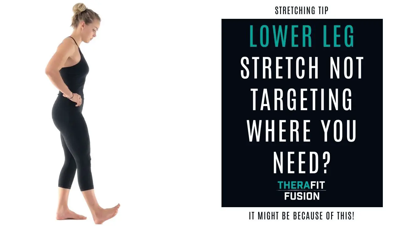 How can I stretch my lower leg the right way?