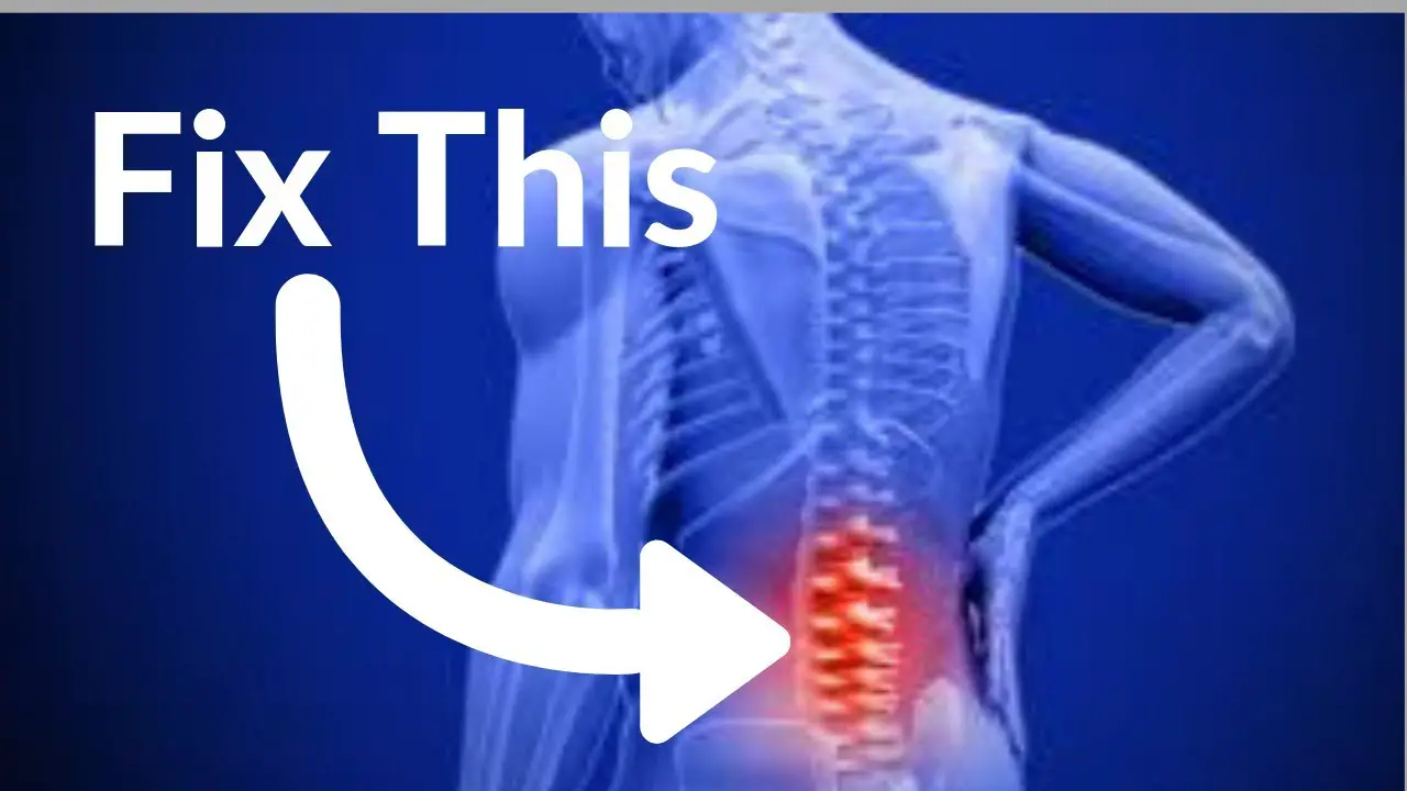 How to Fix Low Back pain (Fast)
