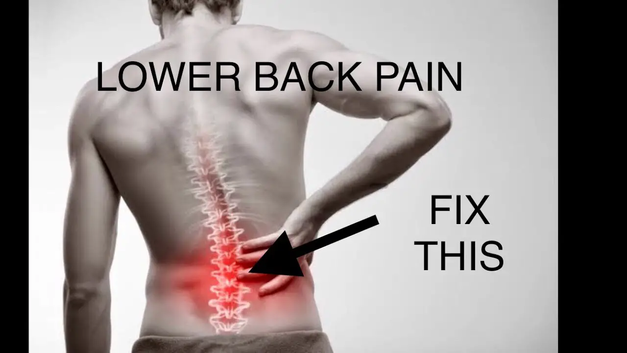 How to Fix lower back pain