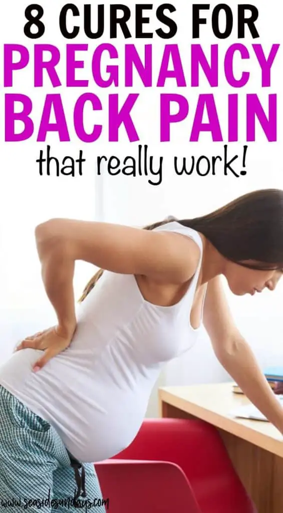 How To Relieve Back Pain During Pregnancy At Work ...