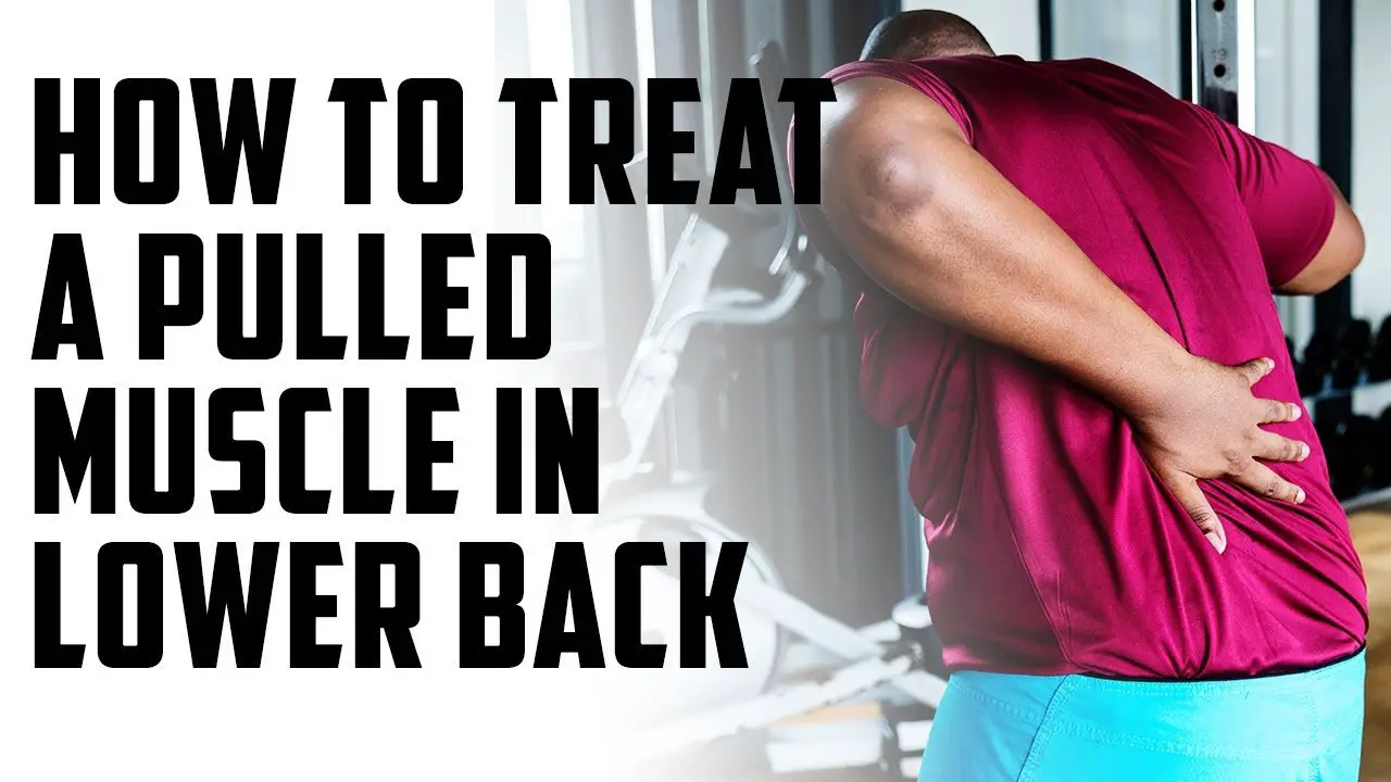 How to treat a pulled muscle in lower back