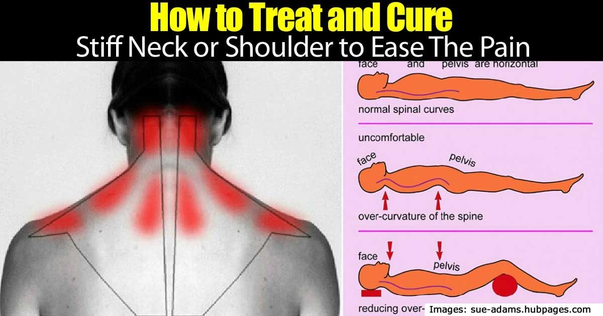 How to Treat and Ease The Pain Of A Stiff Neck or Shoulder