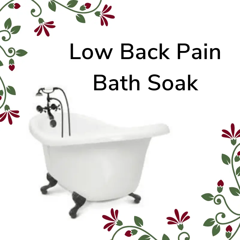 Low Back Pain Bath Soak