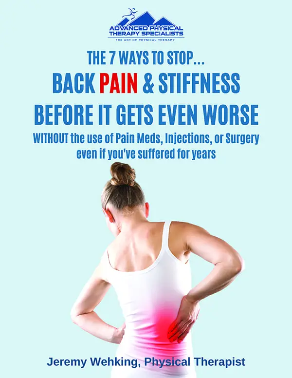 Lower Back Pain? We can help! Located in South Miami, FL